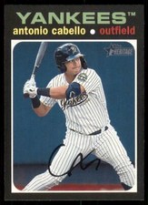 2020 Heritage Minors Base #84 Antonio Cabello - Pulaski Yankees