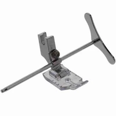 1/4 (Quarter Inch) Clear Patchwork Foot w/ Guide, High Shank #P60605-G - Image 1 of 2