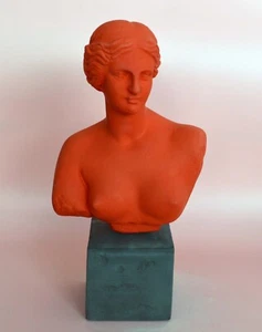 Aphrodite Red bust sculpture - Goddess of Love Beauty Fertility - Venus - Picture 1 of 6