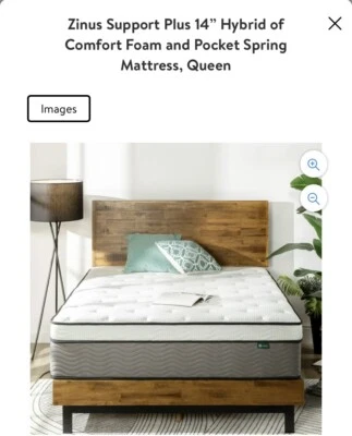 Матрас Zinus Queen 14 футов - Изображение 1 из 4