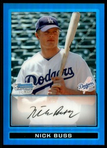 2009 Bowman Chrome Prospects Blue Refractors #BCP74 Nick Buss /150