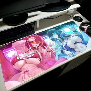 Anime Yu-Gi-Oh böse Zwillinge riesiges Gaming Mousepad Arbeit Schreibtisch Spielmatte - Bild 1 von 6