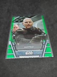 Star Wars Topps Holocron 2020 Green Parallel Insert Card N-25 Mayfeld Mayfield - Picture 1 of 1