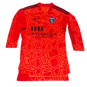 NWT Adidas San Jose Earthquakes 3/4 Sleeve Jersey HI6517 MLS Quakes Mens Red M - Picture 1 of 7