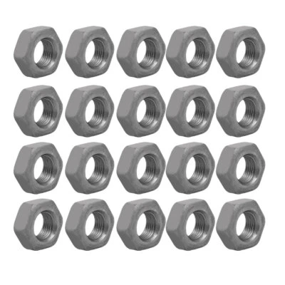 20Stk. M10 Gewinde 1,0mm Feingewinde Kohlenstoffstahl Links Hand Sechskantmutter - Bild 1 von 3