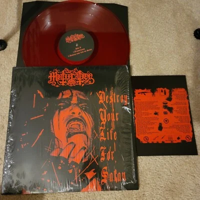 Mutiilation Destroy your life  ORIG1PRESS vinyl RED LP vlad tepes ootdh behexen - Image 1 of 2