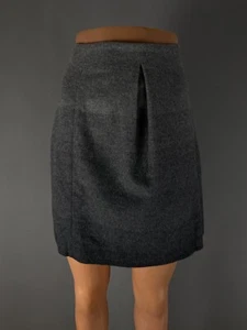 Max & Co from Max Mara Skirts Wool Gray Size 2 - Picture 1 of 15