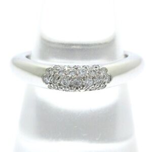 Auth TIFFANY&Co. Square Cushion - 18K White Gold Diamond Ring #6