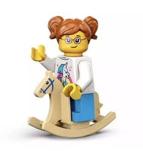 NEW - Lego Minifigure - Girl Riding Rocking Horse COL422 - Series 24 71037 - Imagen 1 de 1