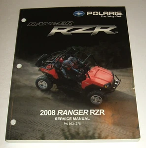 Polaris Ranger Rzr Service Manual 4X4 2008 Repair Shop - Picture 1 of 5