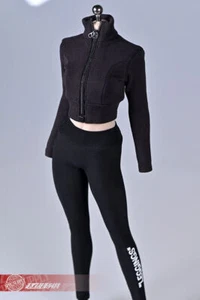1/6 Stretch Zipper Tights Coat Model Toy Acc. 12" Female TBL/PH Action Figure - Picture 1 of 3