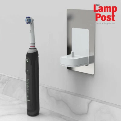 In-wall Electric Toothbrush Charger Compatible with Oral B/Braun - Choose Finish
