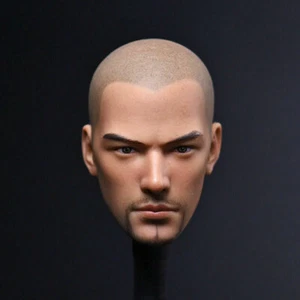Holly Monk Asura 1/6 Male Head Sculpt Carving Model Fit 12" Action Figure Doll - Picture 1 of 8