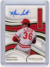 2023 IMMACULATE BASEBALL MARIO SOTO #CIS-MS CLEARLY AUTO /49