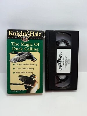 Knight & Hale The Magic Of Duck Calling VHS Tape Mallard Wood Duck Calling 1999 - Image 1 of 4