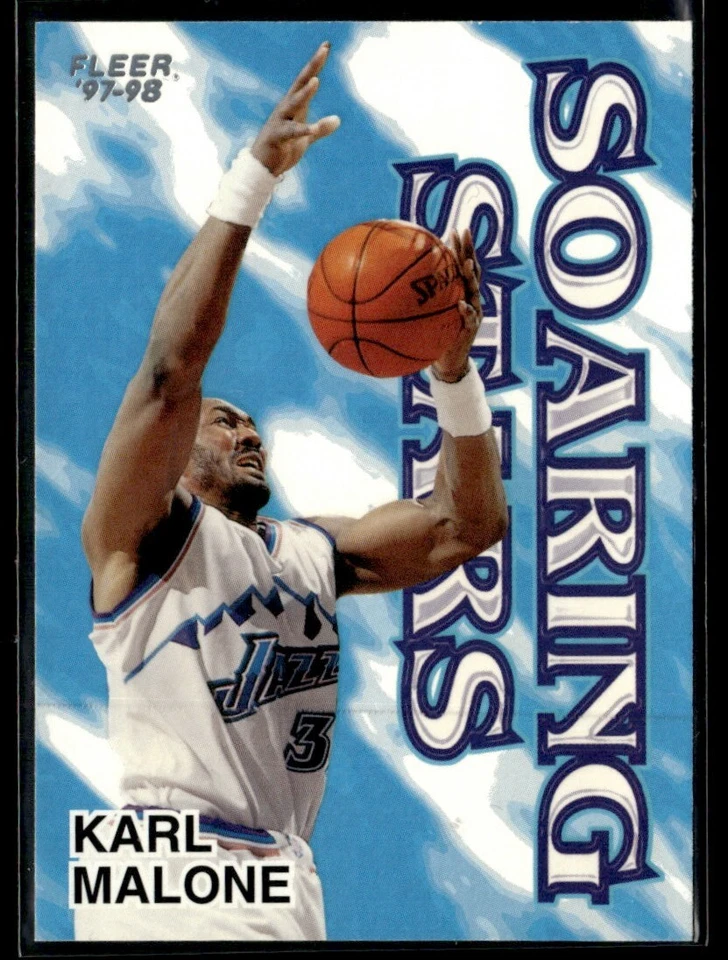 1997-98 Fleer Soaring Stars Karl Malone Utah Jazz #13SS - Image 1 of 2