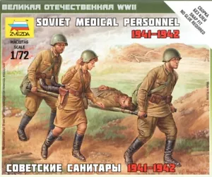 Zvezda 1:72 Soviet Medical Personnel 1942-1942 - Art Of Tactic - Picture 1 of 2