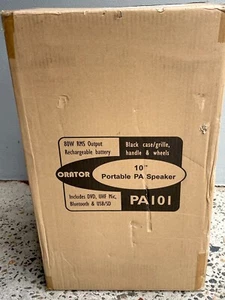 ORATOR PA 101 PA portable speaker system, 80W RMS, new-in-box - Picture 1 of 7