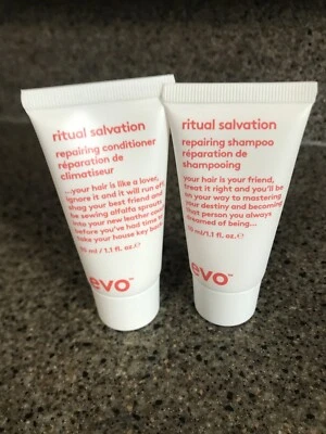 EVO Ritual Salvation Care Shampoo Travel Size Lot Of 2 1.1oz - Image 1 of 2