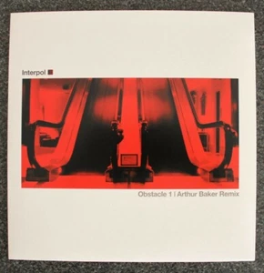 INTERPOL OBSTACLE 1 ARTHUR BAKER REMIX 2 TRACK 7" SINGLE NEAR MINT - Picture 1 of 4
