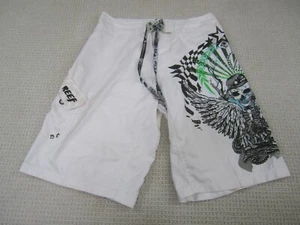 Reef Shorts Herren 32 weiß schwarz Bademode Badehose Santori Signature Model - Bild 1 von 11