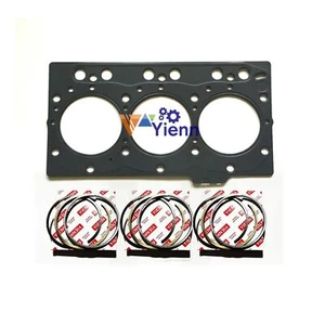 New 3TNE78 Engine Head Gasket With Piston Ring Set For Yanmar VIO27-2 Excavator - Picture 1 of 2
