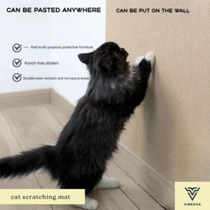 Cat Scratching Mat | Self-Adhesive Carpet Pad for Sofa & Wall Protection - Picture 1 of 23