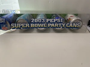 2003 SÚPER BOWL COLLECTION CANS- PEPSI Reg, Twist, Diet - Empty Unopened - Picture 1 of 11