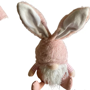 Easter Gnome Faceless Bunny Rabbit Plush Mantel Shelf Sitting 16.5" new - Picture 1 of 3