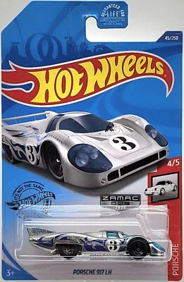 Porsche serie Walmart 2020 Hot Wheels excl. ZAMAC PORSCHE 917 LH con protector  Foto 1 de 2