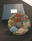 Fitz & Floyd Essentials Chicks & Egg Canape or Collector Plate Pastel Colors 8" 