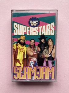 WWF Superstars - Slam Jam, Cassette Tape, Single, Cassingle, 1992, Wrestling WWE - Picture 1 of 4