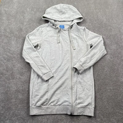 Sudaderas con capucha Simply Vera Wang Activewear laterales con cremallera completa para mujer talla M gris claro Foto 1 de 4