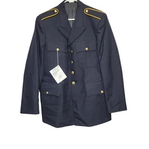 Tasche blu US Army 450 poli/lana fusibile DeRossi & Son taglia 40RC logistica - Foto 1 di 11