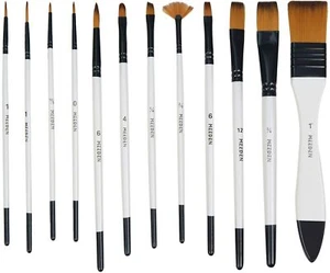 Professional Paint Brush Set-12 Watercolor Acrylic Oil Art Painting AU - Picture 1 of 2