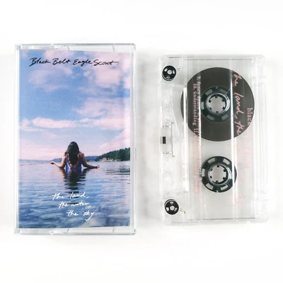 Black Belt Eagle Scout - The Land, The Water, The Sky - 2023 Clear Cassette Tape - Image 1 of 4