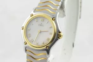Ebel 1911 Watch Steel/750 Gold 23mm Sport Classic Mother of Pearl 2 1057901 4 - Picture 1 of 1