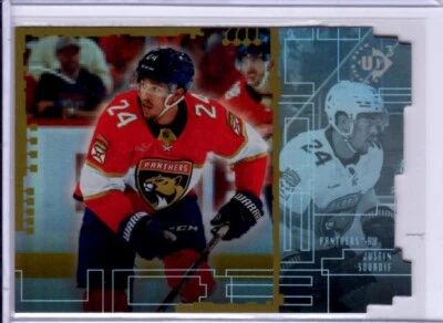 2023-24 UD Extended Series Justin Sourdif UD3 Rookie Card # UD3-21 - Image 1 of 2