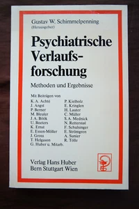 Psychiatrische Verlaufsforschung  Schimmelpenning Methoden und Ergebnisse - Bild 1 von 5