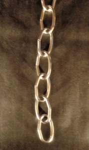 Nuevo accesorio de lámpara ovalada con acabado níquel de 3' calibre 8 #FC992N - Imagen 1 de 4