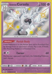 Galarian Cursola - SV050/SV122 Sword & Shield - Shining Fates - Rare Shiny EN NM - Bild 1 von 1