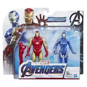 Avengers Marvel Endgame Iron Man y Marvel’s Rescue Figura Paquete de 2 - Imagen 1 de 4