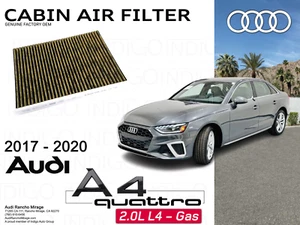 2017-2020 Audi A4 QUATTRO Genuine Factory OEM Cabin Filter A4Q-4M0-819-439-B - Picture 1 of 2