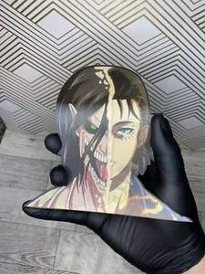Attack on Titan Eren Yeager 3D Lenticular Motion Car Sticker Decal Peeker - Bild 1 von 3