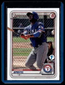 Sherten Apostel 2020 Bowman 1st Edition #BFE-46 1ST BOWMAN Texas Rangers - Picture 1 of 2