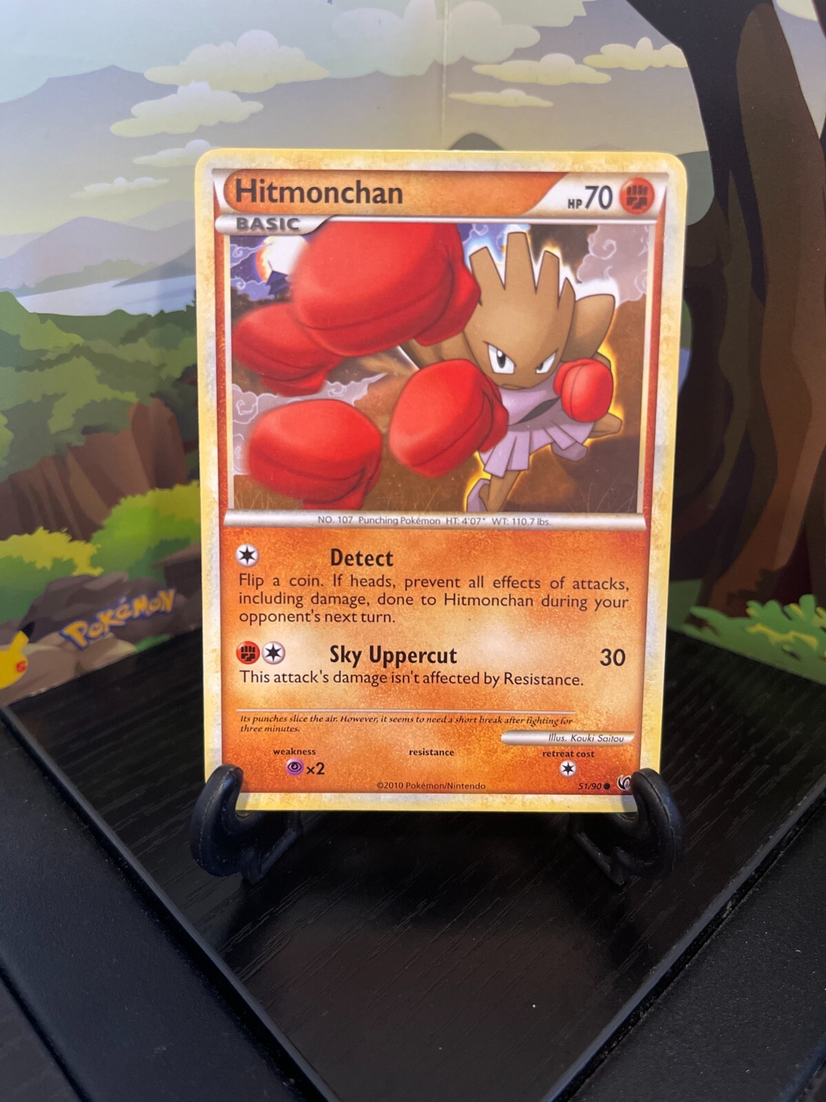 Hitmonchan 51/90 - Undaunted - Common - Pokemon Card TCG - LP