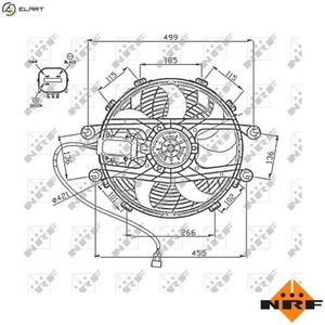 FAN ENGINE COOLING 47747 FOR M47 D20 2.0L M47 D20 2.0L 4cyl M57 D30 3.0L 6cyl - Picture 1 of 9