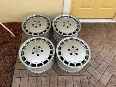 OEM Mercedes-Benz W201 190E EVO1 R129 SL 8 x 16 Gullideckel Alloy Wheels LEMMERZ - Image 1 of 4