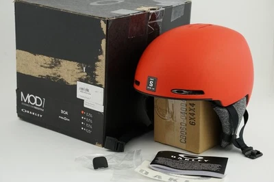 MOD1 Oakley S 51-55 cm Pequeño BOA FIDLOCK Rojo Mate Casco Snowboard/Esquí Foto 1 de 4