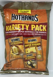 HotHands Calentador de dedos, manos y cuerpo Paquete de variedad - Seguro de larga duración Natural Od... - Imagen 1 de 3